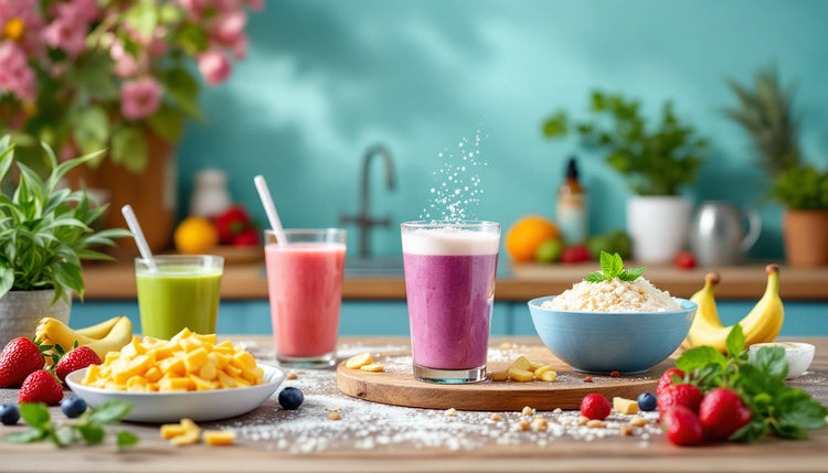 Collagen powder in oatmeal 