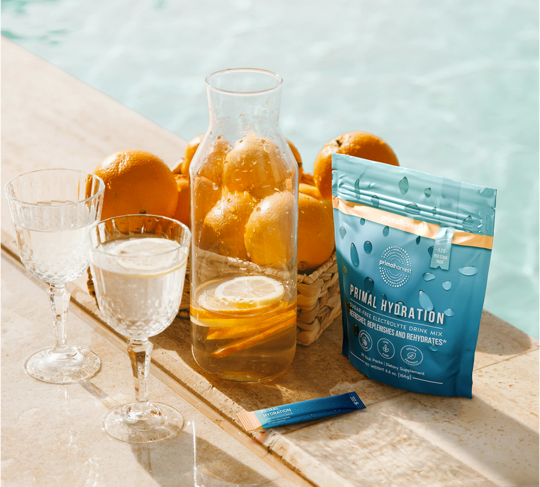 Primal hydration supplement & homemade electrolyte drinks