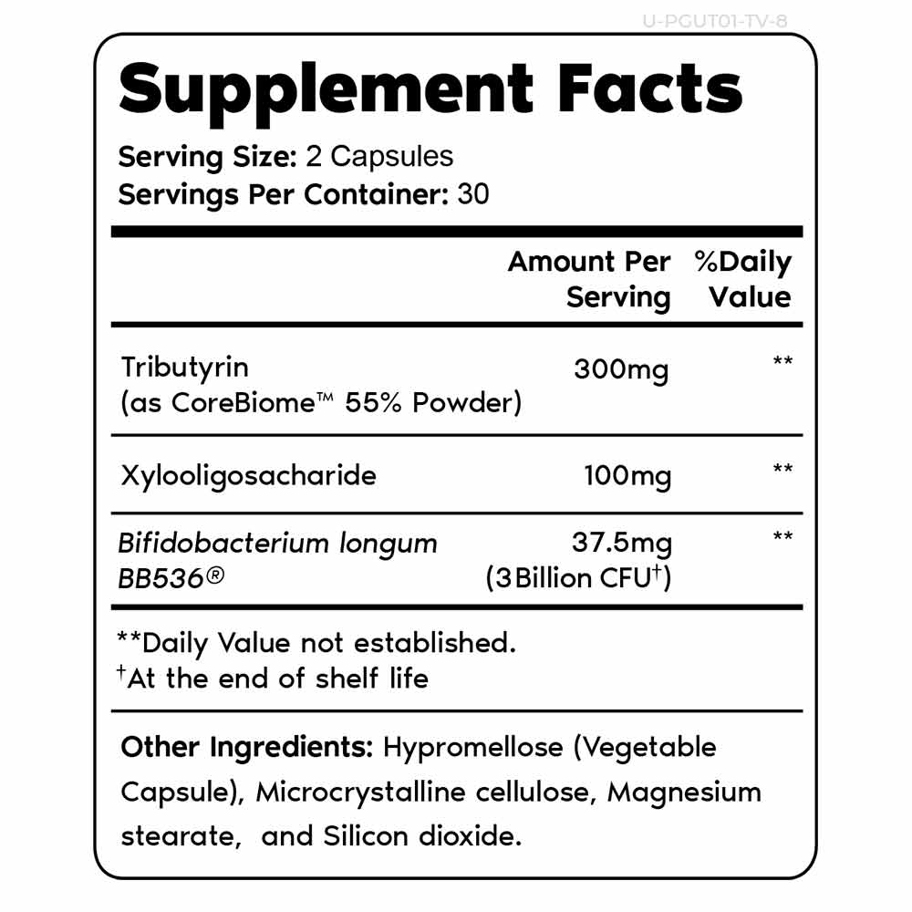 Supplement facts per serving