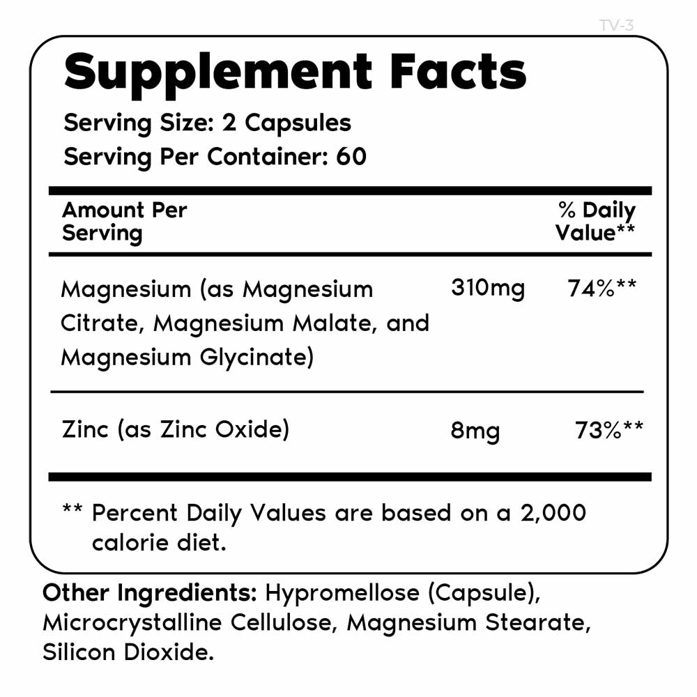 Supplement facts per serving