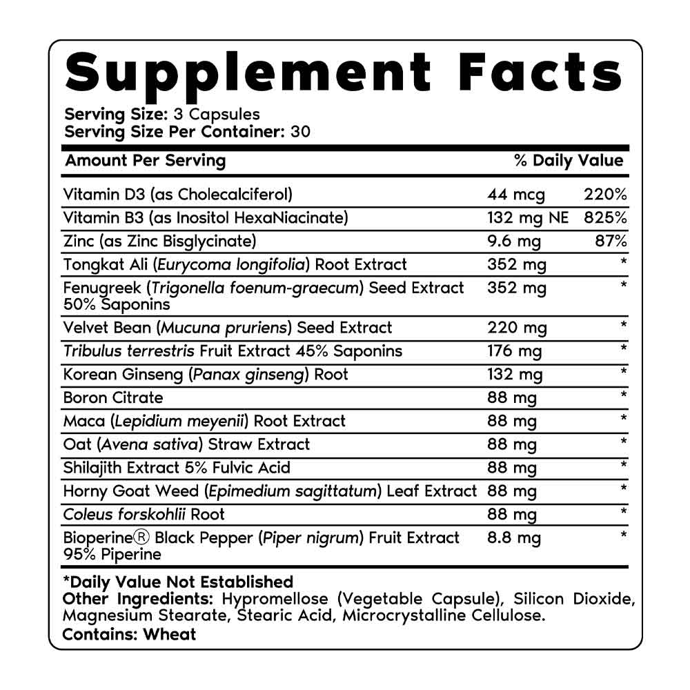 Supplement facts per serving