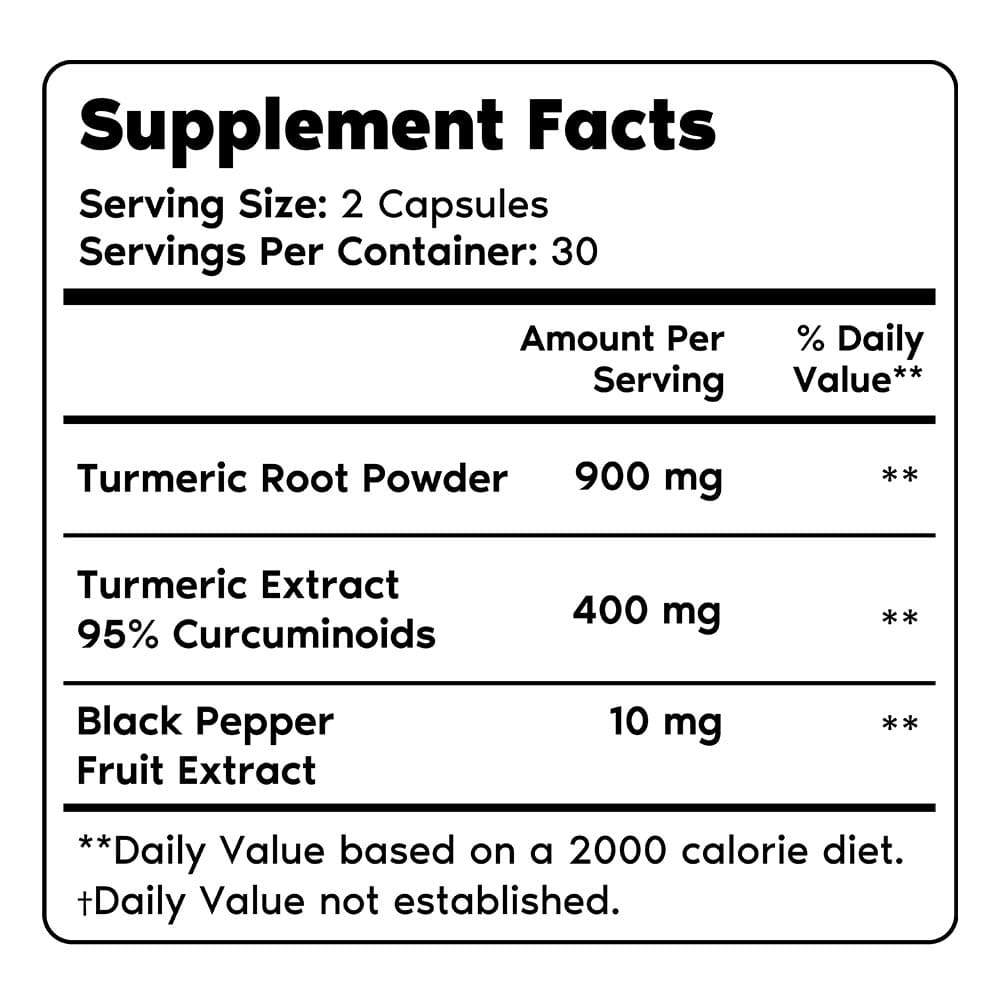 Supplement facts per serving