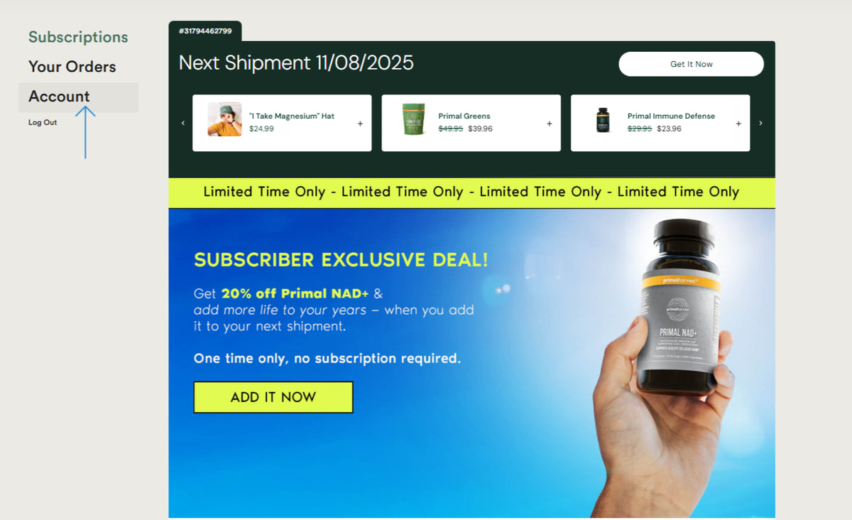 How do I update my payment information?